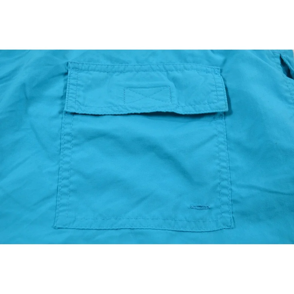 Polo Ralph Lauren Blue Swim Trunks Mens L Mesh Brief Drawstring‎ Yellow Pony
